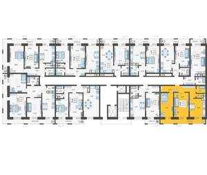 2-к квартира, строящийся дом, 67м2, 5/12 этаж