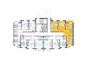 3-к квартира, вторичка, 68м2, 1/12 этаж
