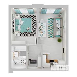 1-к квартира, вторичка, 38м2, 4/9 этаж