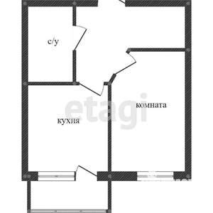 1-к квартира, вторичка, 39м2, 14/16 этаж