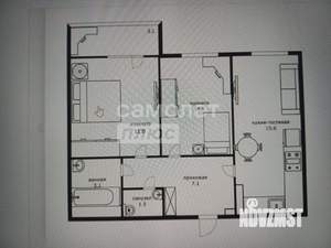 2-к квартира, вторичка, 50м2, 22/24 этаж