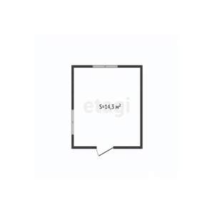 Студия квартира, вторичка, 14м2, 2/3 этаж