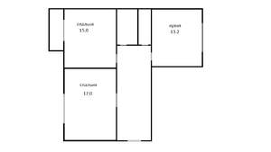 2-к квартира, вторичка, 71м2, 10/16 этаж
