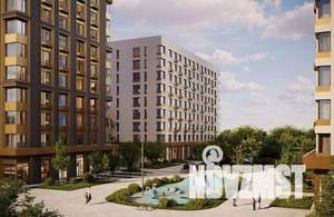 2-к квартира, строящийся дом, 50м2, 18/18 этаж