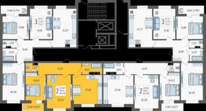 2-к квартира, вторичка, 60м2, 10/19 этаж