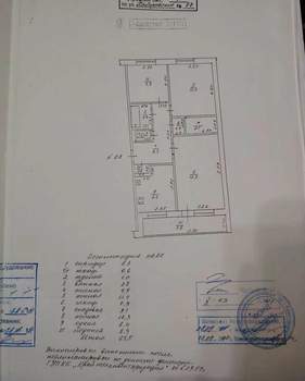 3-к квартира, вторичка, 66м2, 1/5 этаж