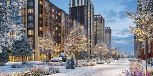 2-к квартира, строящийся дом, 64м2, 18/18 этаж