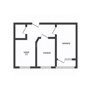 2-к квартира, вторичка, 55м2, 5/5 этаж