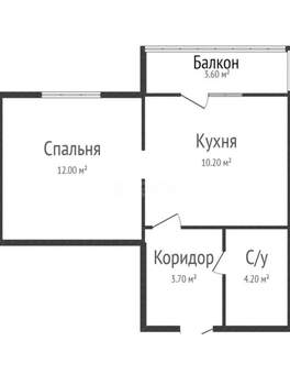 1-к квартира, вторичка, 30м2, 8/16 этаж