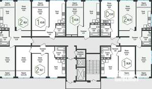 2-к квартира, вторичка, 68м2, 13/24 этаж