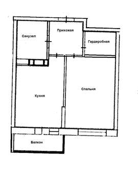 1-к квартира, вторичка, 34м2, 5/12 этаж