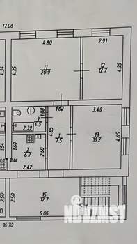 3-к квартира, вторичка, 90м2, 2/2 этаж