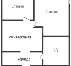 2-к квартира, вторичка, 45м2, 3/16 этаж