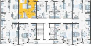 1-к квартира, вторичка, 40м2, 19/21 этаж