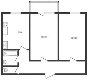 2-к квартира, вторичка, 63м2, 5/24 этаж