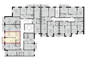 1-к квартира, вторичка, 43м2, 2/3 этаж