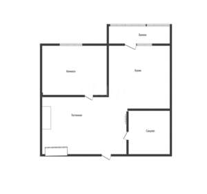 2-к квартира, вторичка, 33м2, 10/19 этаж