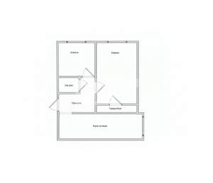 2-к квартира, вторичка, 59м2, 19/22 этаж