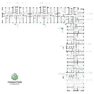 1-к квартира, вторичка, 36м2, 3/24 этаж