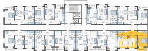 2-к квартира, вторичка, 52м2, 1/19 этаж