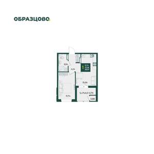 1-к квартира, вторичка, 39м2, 13/18 этаж