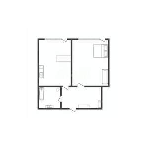 1-к квартира, вторичка, 46м2, 4/16 этаж