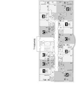 1-к квартира, вторичка, 40м2, 16/16 этаж