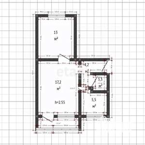 2-к квартира, вторичка, 47м2, 3/5 этаж