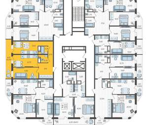 2-к квартира, вторичка, 61м2, 8/16 этаж