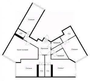4-к квартира, вторичка, 227м2, 24/24 этаж