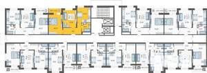 2-к квартира, вторичка, 51м2, 15/16 этаж
