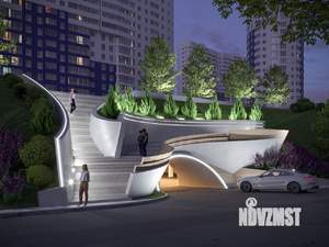 2-к квартира, строящийся дом, 77м2, 11/18 этаж