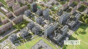 1-к квартира, строящийся дом, 38м2, 15/18 этаж