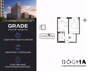 1-к квартира, вторичка, 32м2, 3/18 этаж