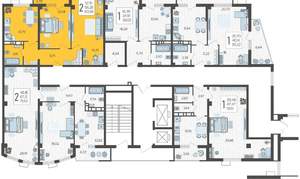 2-к квартира, вторичка, 61м2, 7/21 этаж