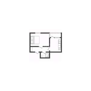1-к квартира, вторичка, 33м2, 3/9 этаж