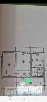 2-к квартира, вторичка, 55м2, 6/16 этаж