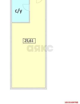 Студия квартира, вторичка, 23м2, 4/18 этаж