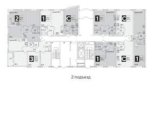 1-к квартира, вторичка, 45м2, 1/16 этаж