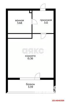 Студия квартира, сданный дом, 28м2, 4/16 этаж