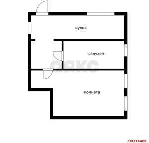 1-к квартира, вторичка, 31м2, 1/1 этаж