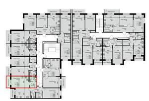 Студия квартира, строящийся дом, 26м2, 2/3 этаж