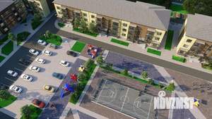 2-к квартира, строящийся дом, 58м2, 3/3 этаж
