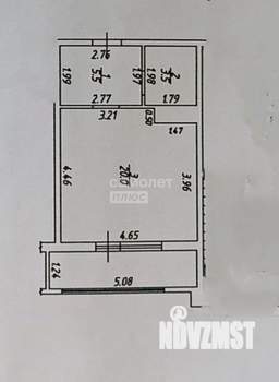 Студия квартира, вторичка, 29м2, 2/9 этаж