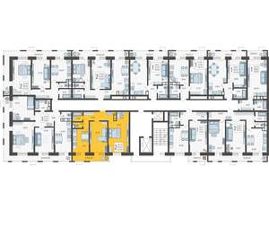 2-к квартира, строящийся дом, 63м2, 4/12 этаж