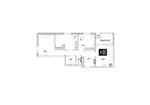 3-к квартира, вторичка, 78м2, 9/18 этаж