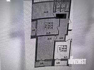 2-к квартира, вторичка, 56м2, 9/24 этаж