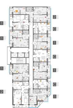 Студия квартира, вторичка, 32м2, 23/24 этаж