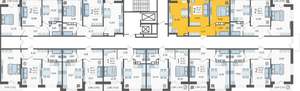 2-к квартира, вторичка, 53м2, 11/12 этаж