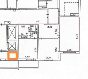 2-к квартира, вторичка, 58м2, 16/16 этаж